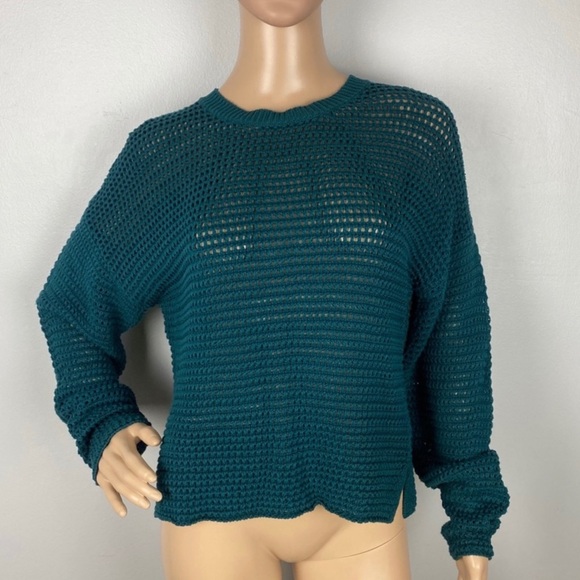 NEW JOIE OPEN STITCH KNIT PULLOVER SWEATER - Picture 2 of 6